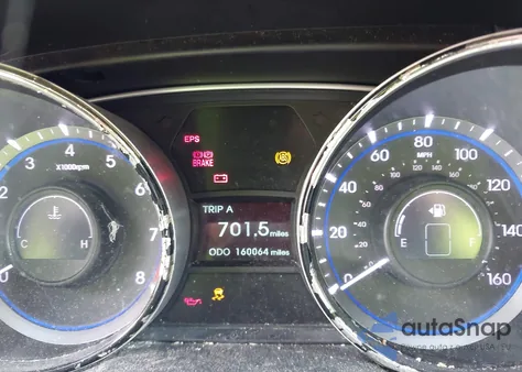 2013 Hyundai Sonata Gls из США, поврежденный, VIN 5NPEB4AC0DH594694